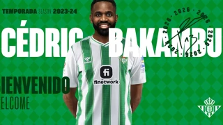 Ο Σεντρίκ Μπακαμπού ανακοινώθηκε και επίσημα από την Ρεάλ Μπέτις