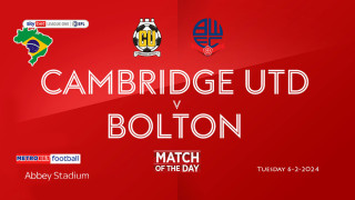 «Ματς της ημέρας» :  Ενδιαφέρον παιχνίδι στην Αγγλία  : - Κέμπριτζ - Μπόλτον –