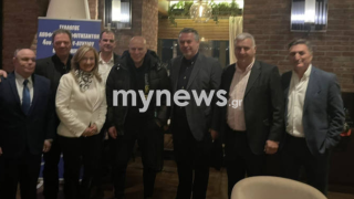 Νίκος Γκάλης: Παρών στην κοπή πίτας του 4ου Γυμνασίου και Λυκείου