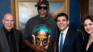 Νίκος Γκάλης και Θόδωρος Καρυπίδης μαζί με τον Ντένις Ρόντμαν στο Σικάγο!