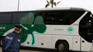 Έφτασε στο Καραϊσκάκη η ομάδα του «τριφυλλιού»... (PICS)