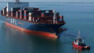 Θεσσαλονίκη: Στο λιμάνι το μεγαλύτερο πλοίο εμπορευματοκιβωτίων που ήρθε ποτέ στην πόλη