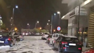 Χαλκιδική: Ισχυρή χαλαζόπτωση και καταστροφές στη Ν. Προποντίδα