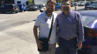Στο πλευρό του Μάκη Γκαγκάτση και ο πρόεδρος της ΕΠΣ Γρεβενών