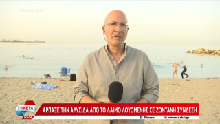 Ληστής άρπαξε αλυσίδα από λουόμενη σε live του ΣΚΑΪ (vid)