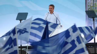 Ομιλία Μητσοτάκη από το Λιμάνι: «Πάντα αρχίζει η νίκη από τη Θεσσαλονίκη»