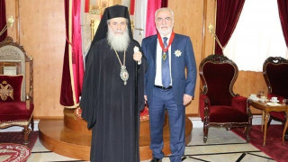 Στον Πατριάρχη Ιεροσολύμων ο Ιβάν Σαββίδης! (pics & video)