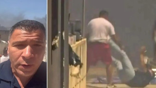 Πυρκαγιά Βάρης-Κορωπίου: Επιτέθηκαν και γρονθοκόπησαν δημοσιογράφο (vid)