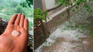 Απίστευτο: Χαλάζι σε χωριά των Τρικάλων και της Φθιώτιδας