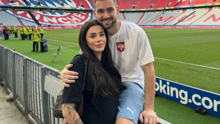 Euro 2024: Η αγκαλιά του Ζίβκοβιτς με τη Θεσσαλονικιά σύζυγό του στο Μόναχο