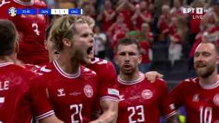 Euro 2024: Ισοφάρισε η Δανία, με οβίδα του Χιούλμαντ από τα 28 μέτρα!