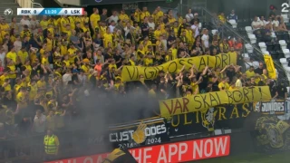 Διεκόπη το Ρόζενμποργκ - Λίλεστρομ - Διαμαρτυρίες για VAR με... ψαροκροκέτες (vid)