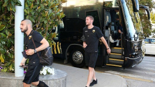 Ατύχημα στην άφιξη της ΑΕΚ   στο  Ολυμπιακό Στάδιο!