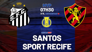 «MVP» :  Εχει το ενδιαφέρον του το σημερινό πρόγραμμα, με την έκπληξη από πλευράς Σπορτ Ρεσίφε στο πανέμορφο Σάντος, να προκαλεί.