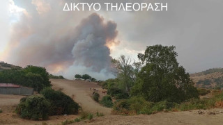 Πυρκαγιά στο Δαφνούδι Σερρών-Κινητοποιήθηκαν επτά εναέρια μέσα