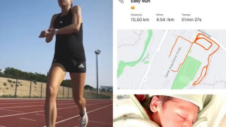 Έτρεξε 10,5 χλμ. σε ρυθμό 4:54... 48 ώρες πριν γεννήσει!
