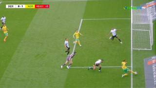 Μέτρησαν δυο γκολ στο Ντέρμπι - Νόριτς ενώ η μπάλα βρήκε άουτ