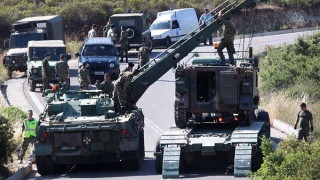 Έβρος: Ανατροπή τεθωρακισμένου – Κινδύνευσε το πλήρωμα