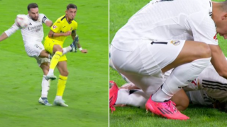 «Διέλυσε» το γόνατό του ο Καρβαχάλ- Βγήκε κλαίγοντας με φορείο!
