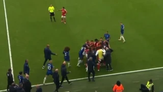 Ένταση και χαστούκια στο Τσέλσι-Νότιγχαμ (vid)