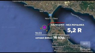 Χαλκιδική: Καρέ καρέ η στιγμή του σεισμού των 5,2 Ρίχτερ (vid)