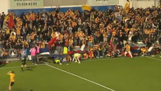 Κατέρρευσε κερκίδα σε παιχνίδι τέταρτης κατηγορίας στην Ισπανία!