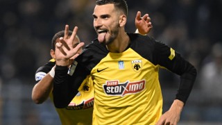 Λαμία-ΑΕΚ: Ο Μήτογλου σκοράρει με κεφαλιά και δίνει προβάδισμα στην Ένωση