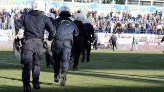Επεισόδια στο Περιστέρι με Αστυνομία και οπαδούς του Ολυμπιακού