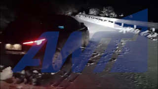 Κακοκαιρία-Δράμα: Εγκλωβίστηκαν οχήματα στο δρόμο προς το Φαλακρό