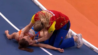 Ευρωπαϊκό πρωτάθλημα κλειστού στίβου: Στιγμές αγωνίας με αθλήτρια που έχασε τις αισθήσεις της