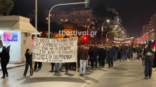 Θεσσαλονίκη-Νέα πορεία για την τραγωδία των Τεμπών: «Δικαιοσύνη για το έγκλημα»
