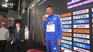 Παγκόσμιο Στίβου: Η απονομή του ασημένιου μεταλλίου στον Εμμανουήλ Καραλή