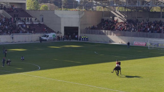 Η φιέστα ανόδου της ΑΕΛ: Άλογο κάνει τον… γύρο του θριάμβου στην AEL FC Arena!