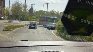 Λάρισα: Οδηγός μπήκε στο αντίθετο ρεύμα στην παλαιά εθνική οδό προς Θεσσαλονίκη