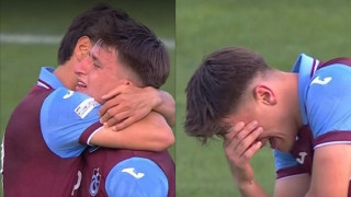 Συγκλονιστική στιγμή στον τελικό του Youth League: Παίχτης της Τράμπζονσπορ σκόραρε και ξέσπασε σε κλάματα