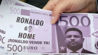 Οργή για Ρονάλντο στη Βαγιαδολίδ: Τύπωσαν χαρτονομίσματα και τον καλούν να φύγει (vid)