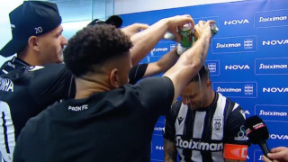 ΠΑΟΚ: Οι συμπαίκτες του Βιεϊρίνια τον μπουγέλωσαν με μπίρα σε Live σύνδεση