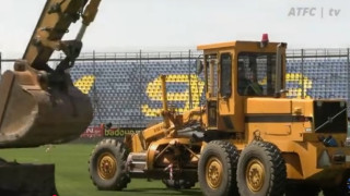 Αστέρας Τρίπολης: Στρώνει... «χαλί» στον αγωνιστικό χώρο του «Θ. Κολοκοτρώνης»