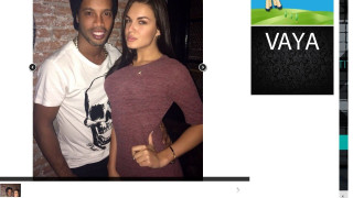 Ποια ελληνίδα στέκεται δίπλα στον Ροναλντίνιο;