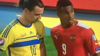 Οι ύποπτες ματιές του Ζλάταν στον Αυστριακό! (video)