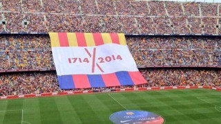 Πανό για την Καταλονία (pic)