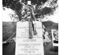 Μήνυμα σεβασμού των οπαδών του Ολυμπιακού για τα θύματα των Τεμπών