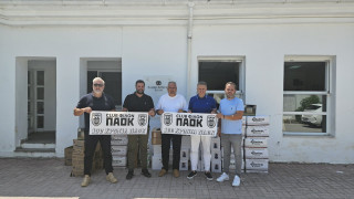 CLUB Φίλων ΠΑΟΚ: Τρόφιμα και αγάπη στο Παιδικό χωριό στο Πλαγιάρι