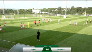 Η Κ14 του ΠΑΟΚ στο τουρνουά της Λουντογκόρετς: Ισοπαλία με Μπενφίκα