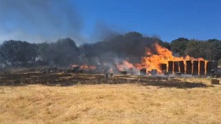Θεσσαλονίκη: Οριοθετήθηκε η φωτιά στον Χορτιάτη