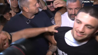 Χρήστος Ζαφείρης: Η έκρηξη ενθουσιασμού στην άφιξη με τη ματιά της ΠΑΕ ΠΑΟΚ