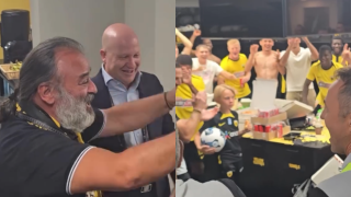 ΑΕΚ: Αποθέωση για Ηλιόπουλο και Νίκολιτς στα «κιτρινόμαυρα» αποδυτήρια