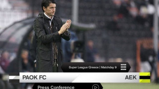 Live streaming η συνέντευξη   Τύπου  από την Τούμπα (ΠΑΟΚ-ΑΕΚ)