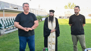 Μακεδονικός: Αγιασμός παρουσία του προέδρου Παύλου Ανδρώνη