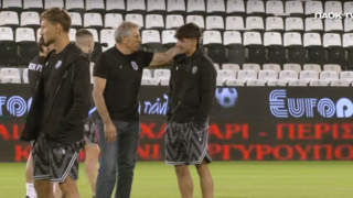 Παρακάμερα ΟΦΗ-ΠΑΟΚ: Το τετ α τετ του Αναστασιάδη με τον Μπέρδο-Τα υπόλοιπα κλικ από τη Λεωφόρο